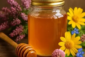 Honey and wildflowers